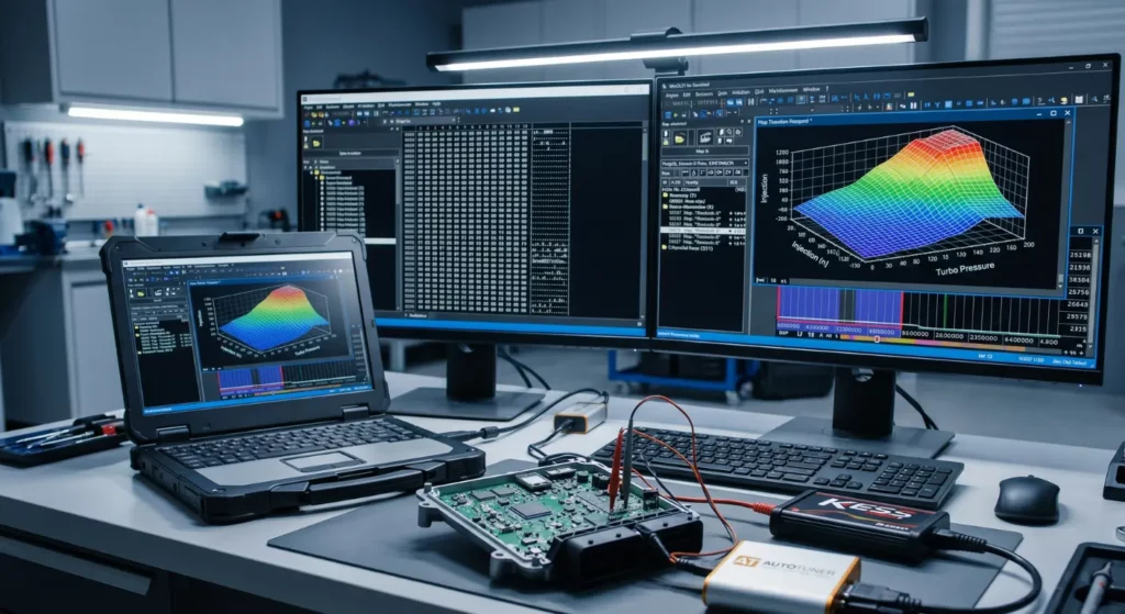 Lecture et modification de la cartographie ECU sur logiciel WinOLS